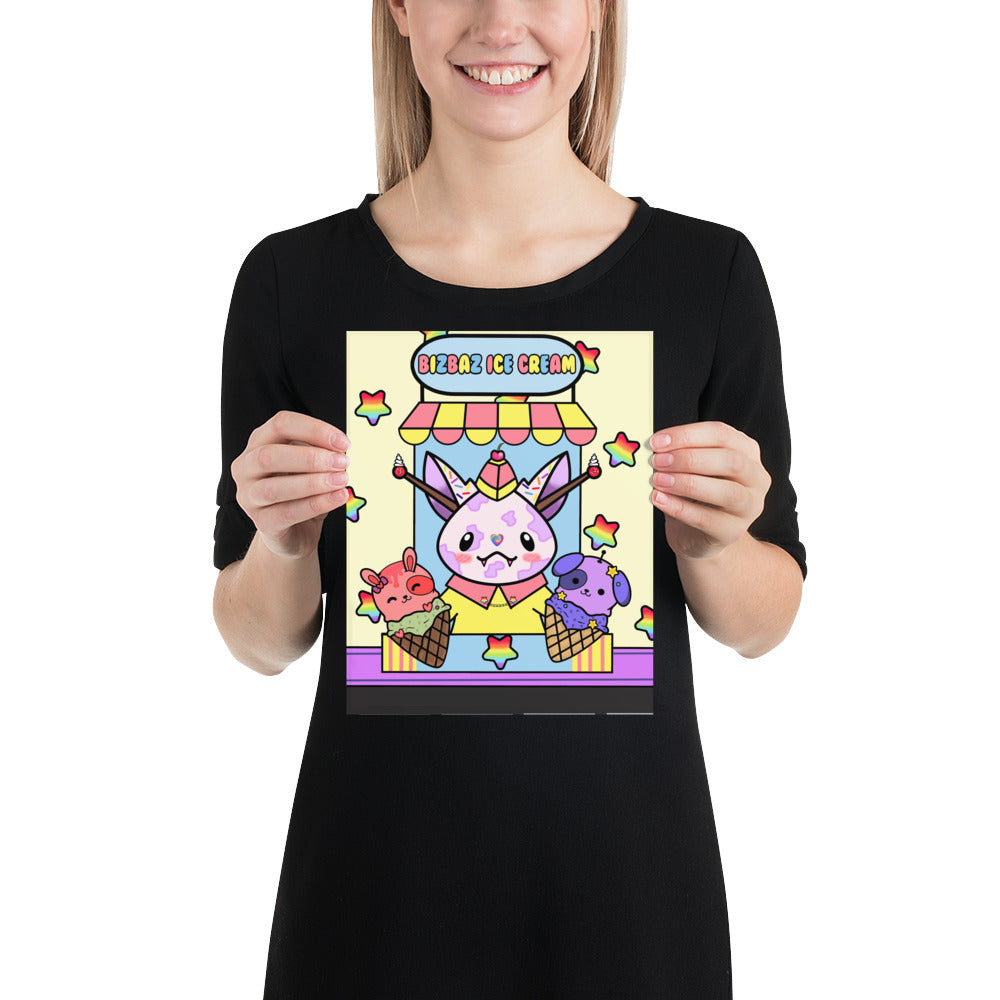 Pride Pickle's May 2021 BizBaz @ Home NiteNite Treat Truck Coloring Page Print