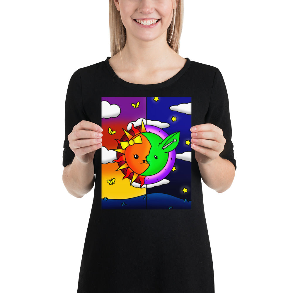 Heartless Aquarius's December 2021 BizBaz @ Home Stellar NiteNite & Doki Coloring Page Print!