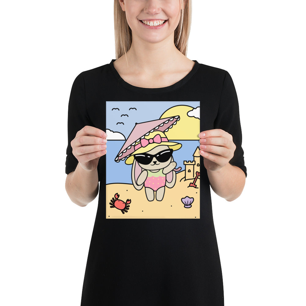 Clownzerz May 2022 BizBaz @ Home Just Beachy Doki Coloring Page Print!