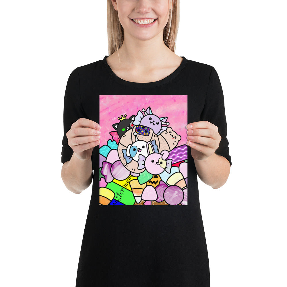 spookiebirdie's September 2022 BizBaz @ Home Ursa-Baz Bucket Coloring Page Print