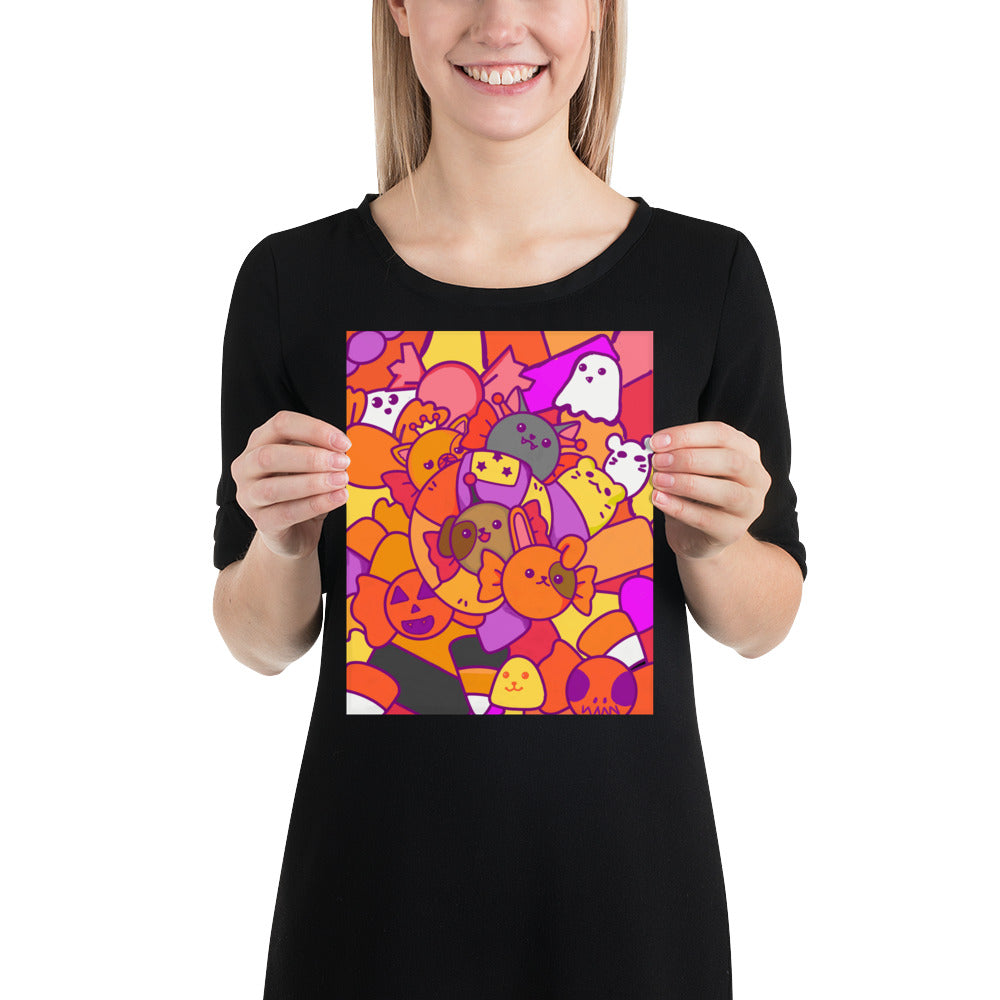 Joy's September 2022 BizBaz @ Home Ursa-Baz Bucket Coloring Page Print