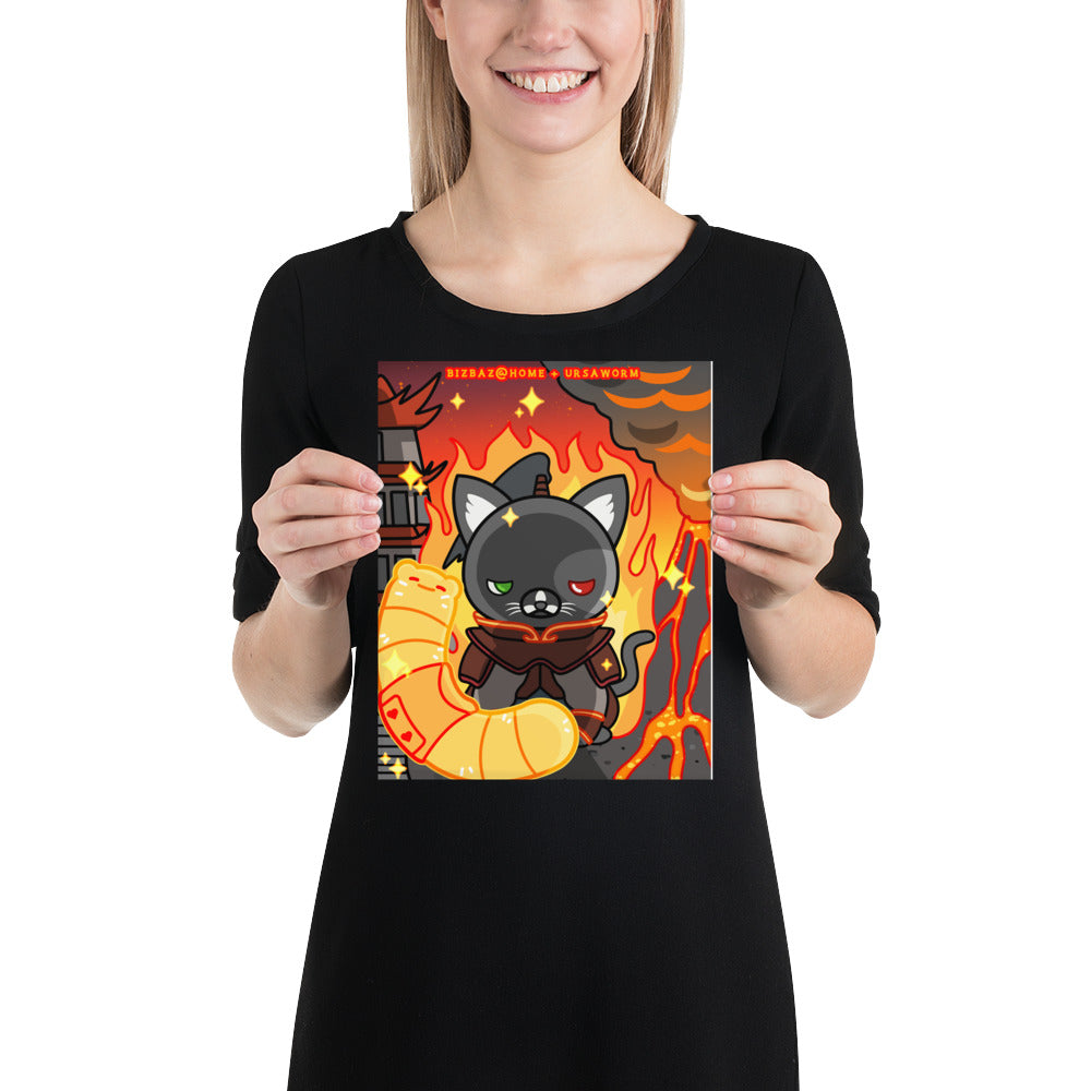Ursa Worm's October 2022 BizBaz @ Home FireTux Coloring Page Print