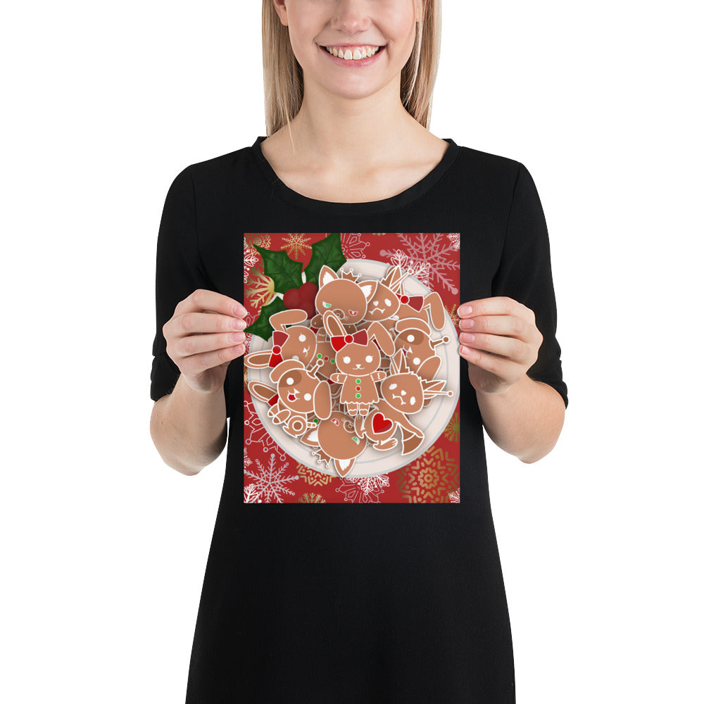 Amazedoodle's November 2022 BizBaz @ Home GingerDoki Coloring Page Print