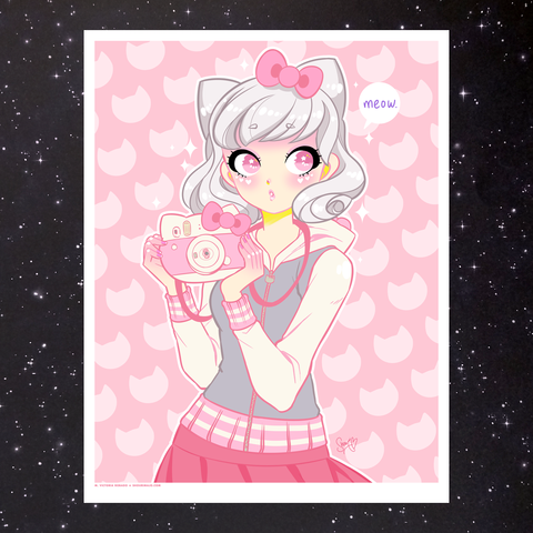 HELLO CUTIE ART PRINT (SIGNED)