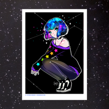 Load image into Gallery viewer, SPACE HEAD ART PRINT (SIGNED)
