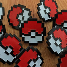 Load image into Gallery viewer, 8 Bit Pocket Monster Ball Pin
