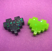 Load image into Gallery viewer, 8 Bit Heart Resin Pin

