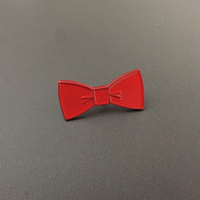 Load image into Gallery viewer, Boomerang Bow Tie Pin
