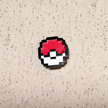 Load image into Gallery viewer, 8 Bit Pocket Monster Ball Pin
