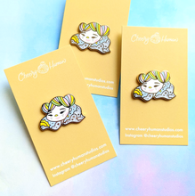 Load image into Gallery viewer, Pastel Rainbow Girl - 1.25&quot; Hard Enamel Pin
