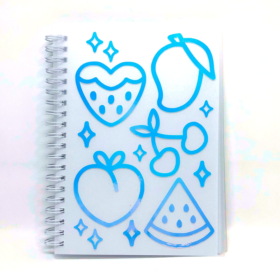 Holographic Fruity Reusable Sticker Book