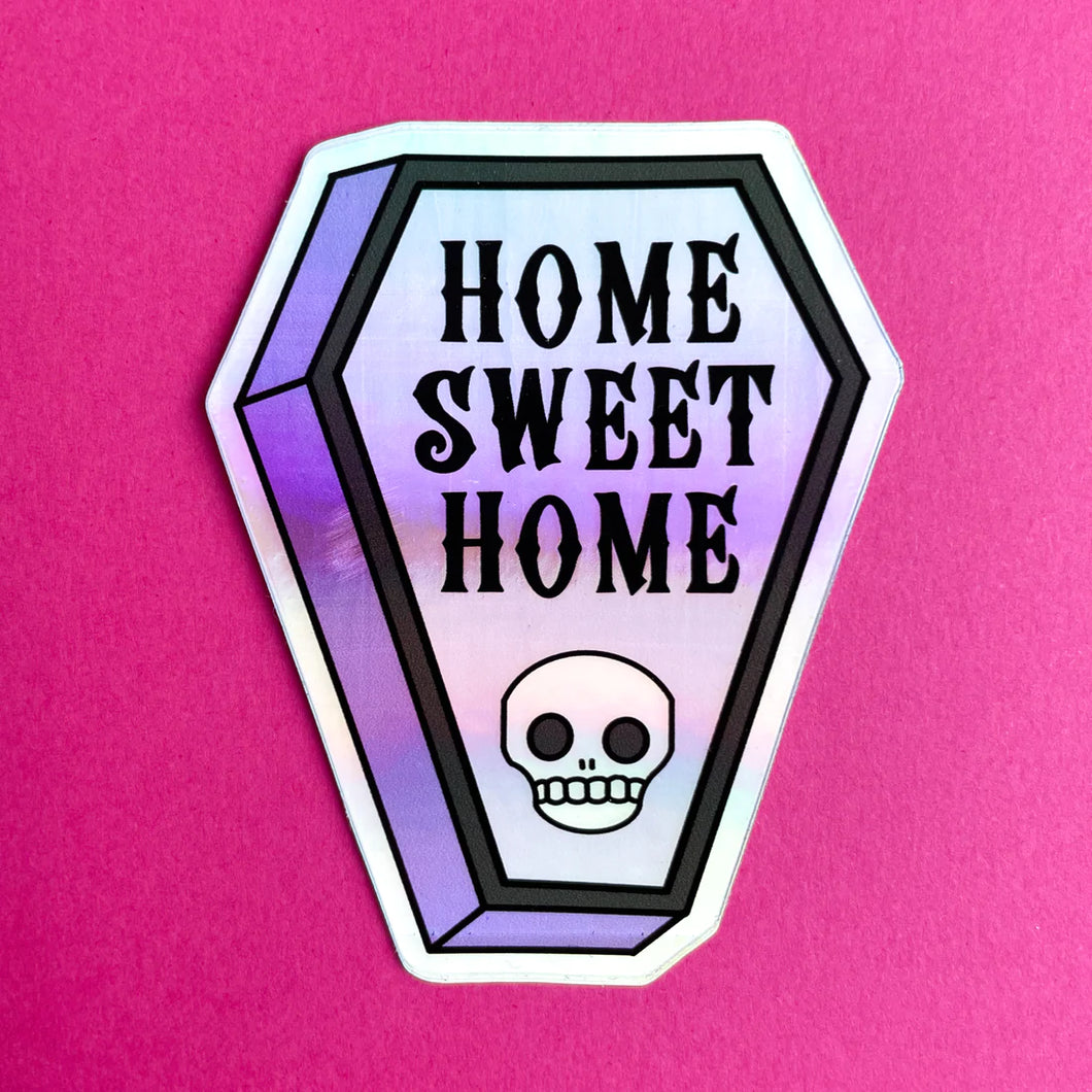 Home Sweet Home Holographic Sticker