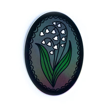 Load image into Gallery viewer, Lily of the Valley Holographic Sticker

