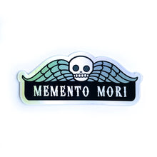Load image into Gallery viewer, Memento Mori Holographic Sticker
