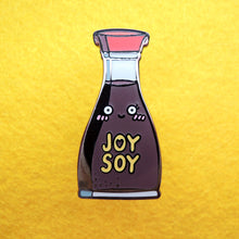 Load image into Gallery viewer, SUSHI &amp; JOY SOY SOYA HARD ENAMEL PIN
