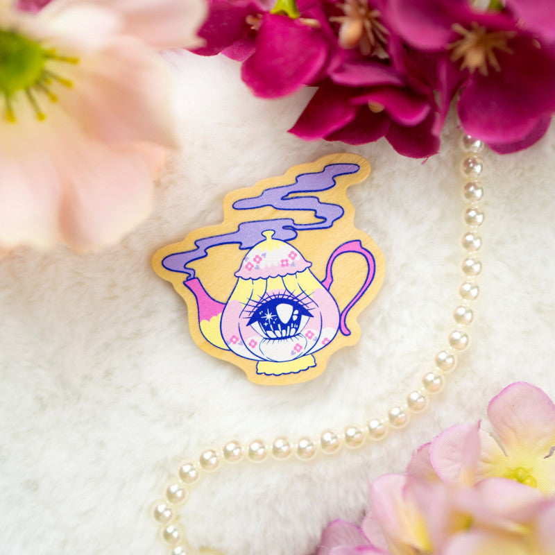 Wooden Pin: Teapot Tsukumogami (Night Parade of a Hundred Cute Things)