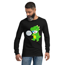Load image into Gallery viewer, RAWR - BizBaz Dino - Unisex Long Sleeve Tee
