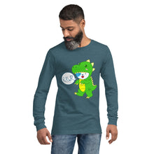 Load image into Gallery viewer, RAWR - BizBaz Dino - Unisex Long Sleeve Tee
