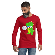 Load image into Gallery viewer, RAWR - BizBaz Dino - Unisex Long Sleeve Tee
