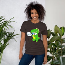 Load image into Gallery viewer, RAWR - BizBaz Dino Short-Sleeve Unisex T-Shirt
