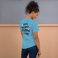 Load image into Gallery viewer, Anti BizBaz BizBaz Club Short-Sleeve Unisex T-Shirt - Black Text
