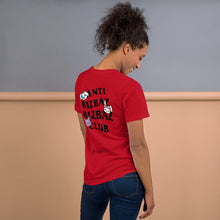 Load image into Gallery viewer, Anti BizBaz BizBaz Club Short-Sleeve Unisex T-Shirt - Black Text
