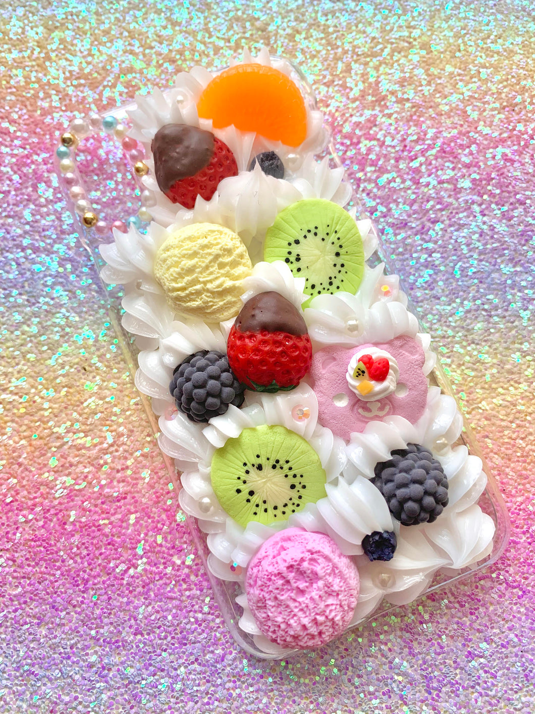 iPhone X / XS Fruity Treats Resin Phone Case