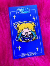 Load image into Gallery viewer, Crying Usagi Pin - Super Emo Friends Collab
